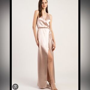 Jenny Yoo Lana Satin Dress sz 12